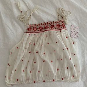 Free People tie top tank